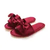 Zapatillas de Boda para el Hogar Par Rojo Festivo Nuevas Zapatillas de Boda con Lazo para Hombre y Mujer Pareja Verano Planas