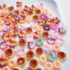 Decoraciones Populares para Uñas Estilo Dulce Donut Lindo, Decoraciones de Uñas de Donas Coloridas, Accesorios de Resina para Fundas de Teléfono