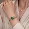 Reloj Casual de Moda para Mujer Marca Zido El Más Fácil de Combinar Temperamento Casual Lujo Ligero Diamante Corona Pequeña Verde Reloj de Pulsera para Dama