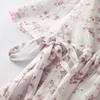 Vestido Floral de Ramio Estampado Retro 2026 para Mujer, Nuevo Estilo de Verano, Ceñido a la Cintura, Adelgazante, Falda Larga Holgada de Corte A