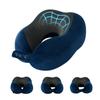 Almohada de Memoria con LOGOTIPO Personalizado Almohada en Forma de U Protección del Cuello Almohada para Coche Almohada Cervical Espuma Viscoelástica Almohada de Viaje Almohada Cervical en Forma de U