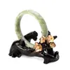 Soporte de Pulsera de Madera Maciza Soporte de Exhibición Flor de Ciruelo Accesorios para Fotografía de Joyería Estante Base para Colgar Adornos Pequeños