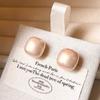 Pendientes de perlas elegantes y sencillos con diseño de personalidad avanzada, 2024, nuevos pendientes que combinan con todo, adornos para mujer.