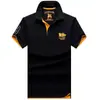 Camisa Polo Paul de Verão de Alta Qualidade Camiseta Masculina de Manga Curta Gola Lapela Solta Tamanho Plus Camiseta Masculina Tendência