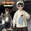 Suéter para niño, nueva colección otoño/invierno 2026, ropa infantil elegante, atuendo de invierno para niños, suéter de punto grueso y cálido