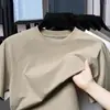 Camiseta Casual de Manga Corta con Cuello Redondo para Hombre, Nueva de Verano, Moda Versátil y Transpirable para Edad Media, Dropshipping