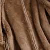 Ropa de Mujer Transfronteriza Otoño e Invierno 2025 Nueva Moda Elegante Moderna Versátil Piel Integrada Chaqueta Cálida Chaqueta Top