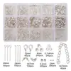 Pulsera Collar Hecho a Mano Kit Básico de Accesorios Caja Material Bandeja Flor Cierre Cadena de Extensión Aguja en Forma de 9 Forma de T