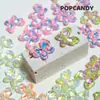 Mariposa Pintada a Mano Divertida DIY Hecho a Mano Cuentas de Agujero Recto Cadena para Teléfono Móvil Cuentas Sueltas Multicolores Lindas Combinación Pendientes de Moda Joyería