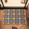 Alfombrilla de baño estilo vintage, alfombrilla antideslizante absorbente de agua para el inodoro, alfombra de tierra de diatomeas, alfombrilla retro para el pie del inodoro, alfombrilla para uso doméstico