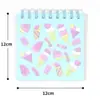 Caderno Espiral Temático de Sorvete para Estudantes, Caderno de Folhas Soltas, Estilo PVC