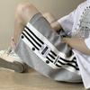 Verano Nuevo Estilo Pantalones Cinco Puntos Americano Tres Cortes Casual Estudiante Deportes Pantalones de Baloncesto Abotonados Pesados Holgados Shorts