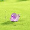 Micro Paisaje Simple Moderno Creativo Lindo Luminoso Colorido Adornos de Caracol Decoraciones DIY Mini Adornos de Resina