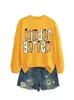 JARDÍN DE INFANCIA Lazo Amazon eBay Sitio Independiente Moda Casual Elegante Mujer Cuello Redondo Otoño Invierno