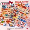 Adesivo de Cola Hello Kitty Criativo Adesivo de Relevo 3D Hellokitt Crianças à Prova d'Água Transparente Suporte Dropshipping