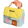 Direto da Fábrica Multiuso Personalizável Fofo Bolsa de Armazenamento em PU Transparente Grande Capacidade Multicompartimentos Bolsa de Maquiagem Bolsa de Armazenamento