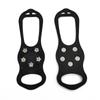 Crampons de 8 Dentes Garras Antiderrapantes para Sapatos Adultos Homens e Mulheres ao Ar Livre Crampons de Neve Escalada Estrada de Gelo Conjunto de Espinhos Antiderrapantes para Sapatos