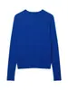 Colección de otoño para mujer transfronteriza: Estilo europeo y americano, moderno, cuello redondo, de un solo pecho, chaqueta cárdigan abierta por delante 2893102