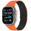 Adecuado para Apple Watch Ultra9876543210 Generación Se Correa de Reloj de Silicona Suave Magnética con Textura de Grano