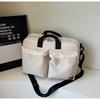 2026 Bolso Cruzado Casual Estilo Ropa de Trabajo Moda Oscura Tendencia Nuevo Gran Capacidad Bolso de Hombro para Pareja Bolso para Portátil de Estudiante