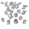 Flash Boutique Zircônia Transparente Diamante Arte de Unha Joias Super Brilhantes Formatos de Bala de Rocha Quadrado Grosso Fundo Pontiagudo Ornamento de Unha Broca