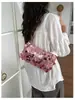 Bolso de Hombro con Cadena de Lentejuelas para Mujer, Nuevo Modelo 2026, Diseño Único, Bolso Cruzado de Moda y Elegante, Bolso Cuadrado Pequeño de Alta Gama