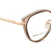 Gafas Planas para Mujer, Modernas, Geniales, Ultraligeras, Té Frío, Cara Lisa, Elegantes, Ropa de Trabajo, Gafas Pequeñas de Montura Cat-Eye a la Moda