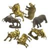 Adornos de Ganado de Bronce Ganado Rinoceronte Ganado de Desarrollo y Otras Artesanías Multiestilo Decoración para el Hogar Oficina Bronce Venta al por Mayor