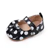 Color Sólido con Velcro Anticaída Primavera y Otoño en stock Zapatos de Princesa para Preescolar de Venta Caliente BMH3062