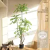 Planta Nandina Aterrizaje Planta en Maceta Interior Grande Biónica Verde Adornos Sala de Estar Lujo Ligero Flor Decorativa Árbol Falso