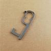 Chaveiro de isolamento direto da fábrica artefato de chaveiro de porta de metal chaveiro de controle anti-contato de vírus de prevenção de epidemia