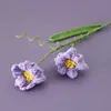 Ramo creativo nuevo hecho a mano de ganchillo Flor de Narciso Peruano Rama ramo tejido de hotel ramo tejido de lana Flor Eterna