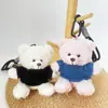 Chaveiro Pingente Boneca Urso Vestido Brinquedo de Pelúcia Ursinho de Pelúcia Evento da Temporada de Formatura Presente com Impressão de Logo