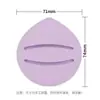 Esponja Cushion de Polvo de Malvavisco Personalizada Que No Absorbe el Polvo, Adecuada para Uso Seco y Húmedo, Esponja en Forma de Gota de Agua para Aplicar Corrector y Polvo Suelto, Beauty Blender