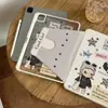 Capa moderna e estilosa para tablet para iPad 10ª/11ª geração, com suporte giratório e compartimento para caneta, adequada para iPad Air 8 e mini 7