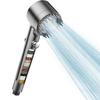 Chuveiro de mão com spray transfronteiriço, chuveiro de banheiro pressurizado potente, chuveiro de mão com spray, chuveiro com filtro