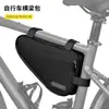 Bolsa para Bicicleta Bolsa Triángulo para Manillar Bolsa para Tubo Frontal Bicicleta de Carretera Montaje Exterior Impermeable Almacenamiento Herramienta Bolsa para Bicicleta