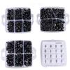 Kit de reparación de parachoques de coche de 800 piezas con hebilla universal en caja, 24 tipos de hebillas de plástico para coche, gran oferta transfronteriza.