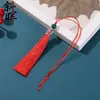 Pingente de Nó Chinês DIY com Borla Vazada em Forma de Grão de Arroz, Marcador de Página Estilo Antigo, Sachê, Acessórios de Decoração para Pen Drive, Atacado do Fabricante