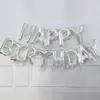 Balões de Alumínio com Letras 'Feliz Aniversário' de 16 polegadas para Decoração de Cena de Festa de Aniversário