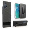 Funda protectora con soporte resistente a caídas y patrón tejido para teléfono móvil Motorola Moto Edge 30 Pro.