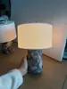Lámpara de Mesa Recargable Portátil de Lujo con Atmósfera de Piedra para Dormitorio, Estudio, Hotel, Bar, Mesita de Noche, Mesa de Comedor, Escritorio, Ajuste Creativo Continuo