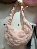Pomelo Verano [Algodón Relleno de Plumón Personalizado] Bolso Tipo Dumpling de Gran Capacidad Versátil de Nicho Bolso Plegado Nube Bolso de Hombro para Mujer