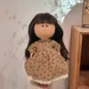 Boneca Espanhola de Batata Mia 24cm Boneca 30cm Menina Feita à Mão DIY Waldorf com Roupas Trocáveis