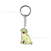 Llavero de Perrito Lindo Goma Suave de PVC Llavero de Perro de Dibujos Animados Colgante de Joyería para Bolso Amazon Venta al por Mayor