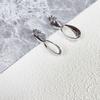 Clip para Oreja de Estilo Coreano Fresco Versátil Nicho de Gama Alta para Agujeros de Oreja Pendientes para Mujer Dulce Flor Elegante Repelente de Mosquitos Placa de Incienso Clip para Oreja