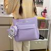 Bolsa de Tutoria para Estudante do Ensino Fundamental II 2025 Nova Grande Capacidade Alto Valor Estilo Ins Simples Papelaria Estudantil Bolsa de Ombro Japonesa