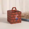 Caixa de Doces para Festa de Aniversário Infantil Caixa de Bolo Criativa Desenho Animado Máquina de Pegar Bebê Caixa Surpresa Mario Mão Cartonada