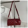 Bolsa de Bolinhas Exclusiva de Nicho para Mulheres 2026 Nova Moda Versátil Bolsa de Mão Bolsa Almofada Bolsa Transversal Super Popular Bolsa Tote Pequena