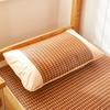 Venda Direta de Fábrica Atacado Tapete de Rattan Fronha Matelassê de Látex Mat de Resfriamento Feijão de Resfriamento Rattan Fronha de Rattan Gelo de Rattan Resfriamento de Verão Dupla Face